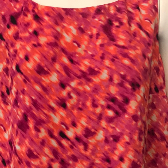 Colorful Bright Pink and Orange layered tank large - Picture 2 of 7